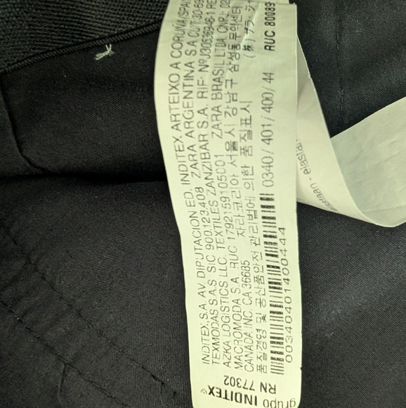 Zara Men's Elegant Gray Plaid Trousers - Picture 4 of 4